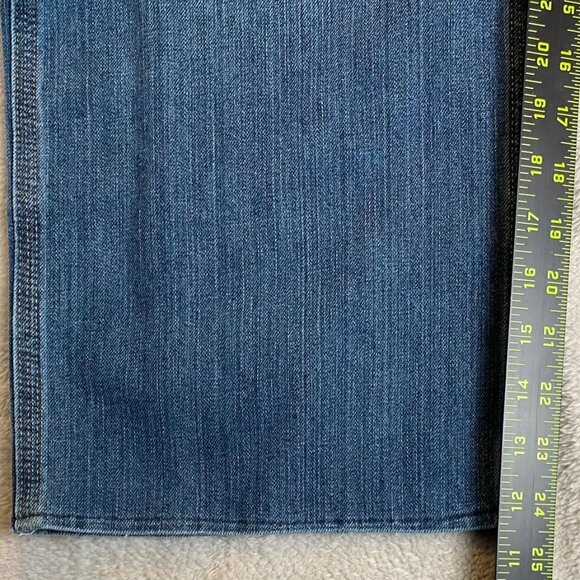 Carhartt Mens Carpenter Jeans 42x24 Relaxed Fit Denim Blue Cotton Blend Workwear - Picture 5 of 16